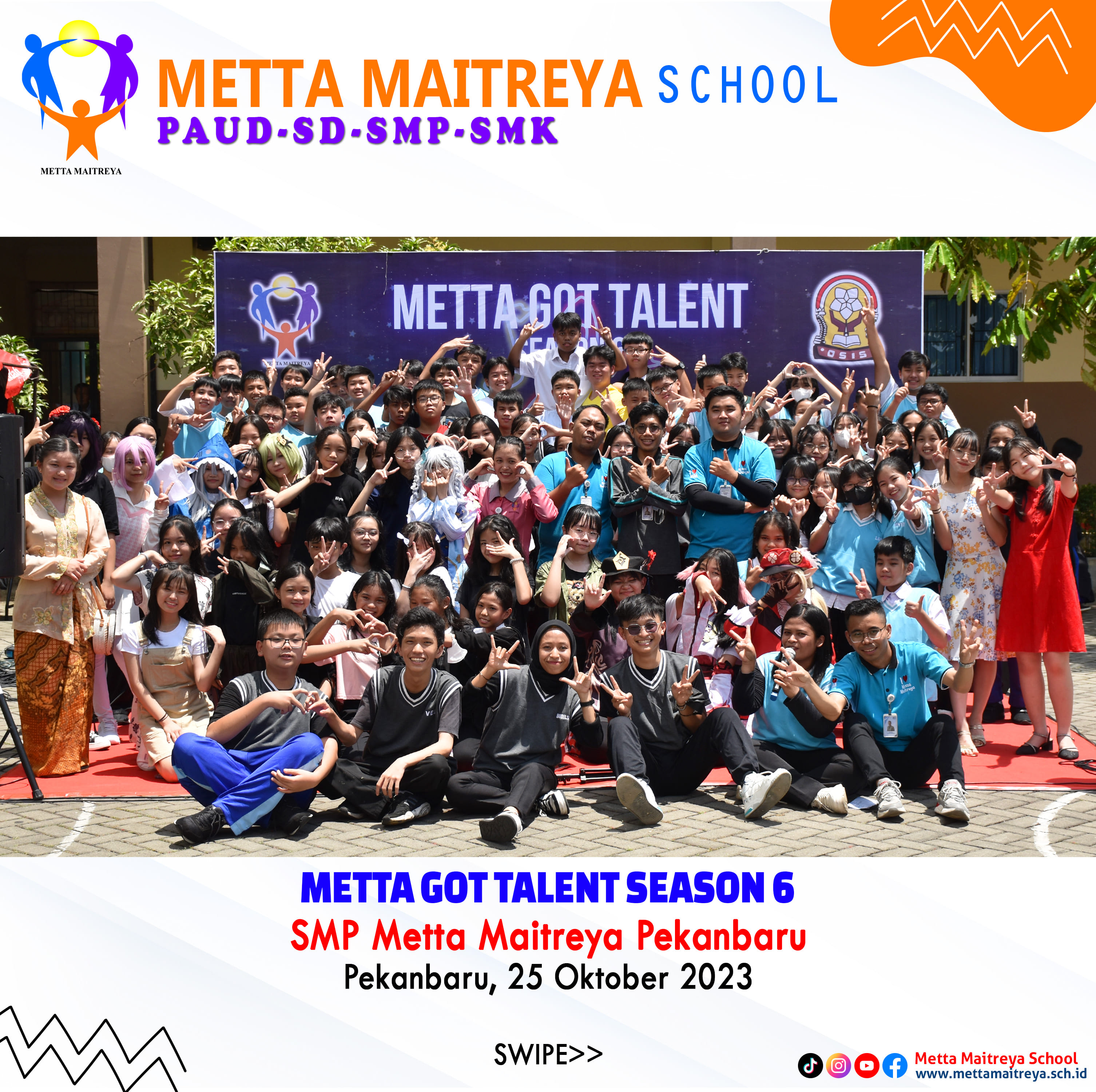 Penampilan Peserta Didik SMP Metta Maitreya dalam Event Metta Got Talent Season 6 | SMP METTA MAITREYA